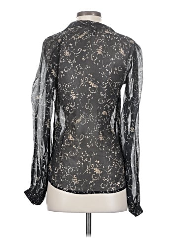 Winter Kate Long Sleeve Silk Top (view 2)