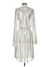 IRO 100% Polyester Metallic Silver Cocktail Dress Size EU (FR) 36 / US 4 - photo 2