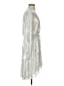 IRO 100% Polyester Metallic Silver Cocktail Dress Size EU (FR) 36 / US 4 - photo 4