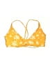 Shein Floral Yellow Swimsuit Top Size L - photo 1