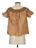 Old Navy 100% Cotton Tan Short Sleeve Blouse Size S - photo 2