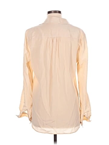 Diane von Furstenberg Long Sleeve Silk Top (view 2)