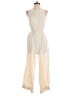A New Day Solid Ivory Jumpsuit Size XS - photo 1