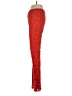 Free People 100% Viscose Hearts Red Casual Pants Size XS - photo 5