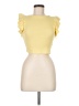 Zara Yellow Short Sleeve Top Size M - photo 1