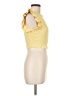 Zara Yellow Short Sleeve Top Size M - photo 4