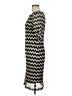 Connected Apparel Chevron-herringbone Black Cocktail Dress Size 10 - photo 5
