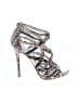 Sam Edelman Animal Print Gray Tan Sandals Size 5 1/2 - photo 1