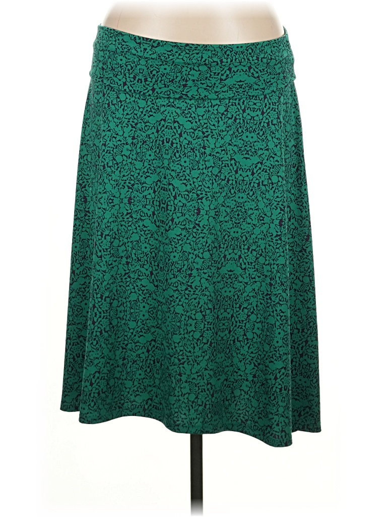 Pre-owned Lularoe Casual Skirt In Green