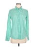J.Crew Checkered-gingham Green Long Sleeve Button-Down Shirt Size 6 - photo 1