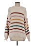 Hudson Gray Stripes Ivory Pullover Sweater Size S - photo 1