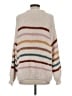 Hudson Gray Stripes Ivory Pullover Sweater Size S - photo 2