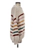 Hudson Gray Stripes Ivory Pullover Sweater Size S - photo 4