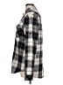 VIISHOW Plaid Black Long Sleeve Button-Down Shirt Size L - photo 5