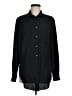 Theory Solid Black Long Sleeve Blouse Size M - photo 1