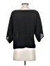 Soprano 100% Polyester Black Short Sleeve Top Size XS - photo 2