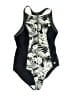 ZX Graphic Black One Piece Swimsuit Size L (estimated) - photo 1