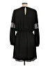 Express 100% Polyester Black Casual Dress Size L - photo 2