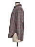 J.Crew Plaid Gray Burgundy Long Sleeve Button-Down Shirt Size 6 - photo 5