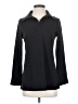 Aryeh Black Long Sleeve Polo Size XS - photo 1