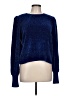 MICHAEL Michael Kors Metallic Blue Pullover Sweater Size L - photo 1