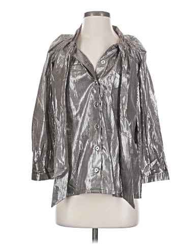 Buru 3/4 Sleeve Button-Down Shirt (view 1)