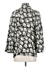 Buru Print Silver 3/4 Sleeve Blouse Size XS - photo 2