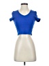 Shein Blue Short Sleeve T-Shirt Size 4 - photo 1