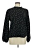 Shein 100% Polyester Polka Dots Black Long Sleeve Blouse Size 8 - 10 - photo 1