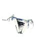 Wolf & Whistle Graphic Silver Swimsuit Bottoms Size 6 - photo 1