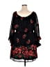 Indulge 100% Polyester Black Cocktail Dress Size M (estimated) - photo 2
