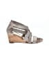 Donald J Pliner Silver Ivory Wedges Size 6 - photo 1