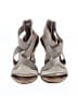Donald J Pliner Silver Ivory Wedges Size 6 - photo 2
