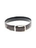 Nautica Gray Black Leather Belt Size XXS (petite) - photo 1