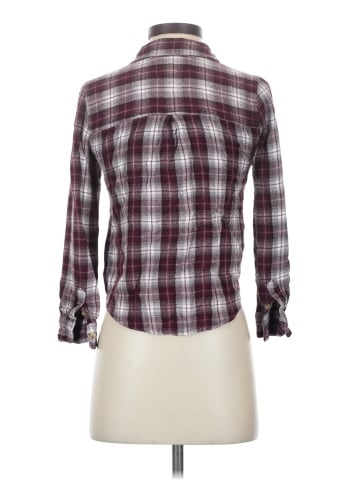 Aeropostale 3/4 Sleeve Button-Down Shirt (view 2)