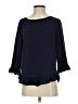 Gap Blue 3/4 Sleeve Blouse Size XS - photo 1