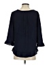 Gap Blue 3/4 Sleeve Blouse Size XS - photo 2