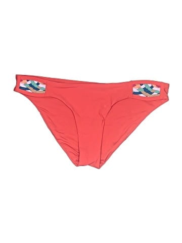 Red Carter Swimsuit Bottoms (view 1)