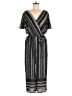 Luxology 100% Polyester Chevron-herringbone Black Jumpsuit Size M - photo 1