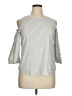 Bobeau Silver 3/4 Sleeve Top Size XL (petite) - photo 1