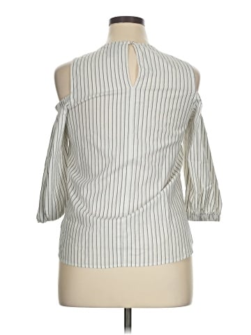 Bobeau 3/4 Sleeve Top (view 2)