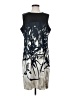 Tahari Graphic Gray Cocktail Dress Size P (petite) - photo 1