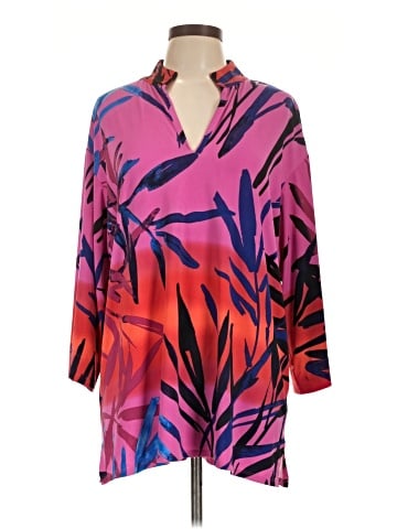 Natori 3/4 Sleeve Blouse (view 1)