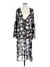 Assorted Brands 100% Polyester Black Kimono Size M - photo 1