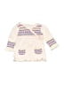 Piper and Posie 100% Cotton Ivory Pullover Sweater Size 0-3 mo - photo 1