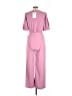Gal Meets Glam 100% Polyester Solid Pink Jumpsuit Size 10 - photo 2