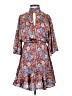 VICI 100% Polyester Paisley Brown Casual Dress Size XS - photo 1