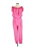 Dokotoo 100% Polyester Solid Pink Jumpsuit Size L - photo 1