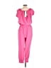 Dokotoo 100% Polyester Solid Pink Jumpsuit Size L - photo 2