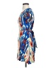 Everly 100% Rayon Print Blue Casual Dress Size S - photo 5